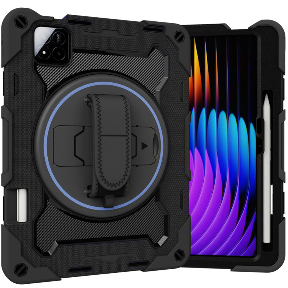 Etui z osłoną ekranu Tech-Protect Solid do Xiaomi Pad 7 / 7 Pro, czarne